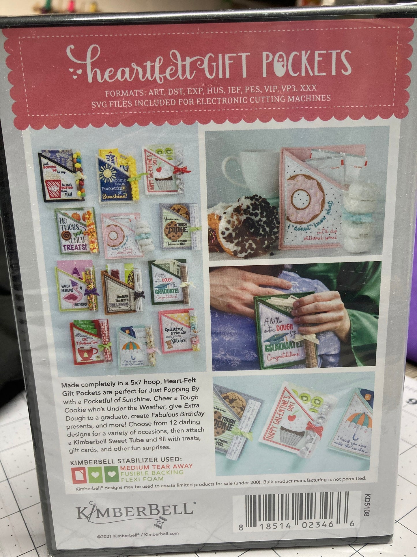 KID5108 Heart-Felt Gift Pockets CD Designers: Kim Christopherson, KimberBell