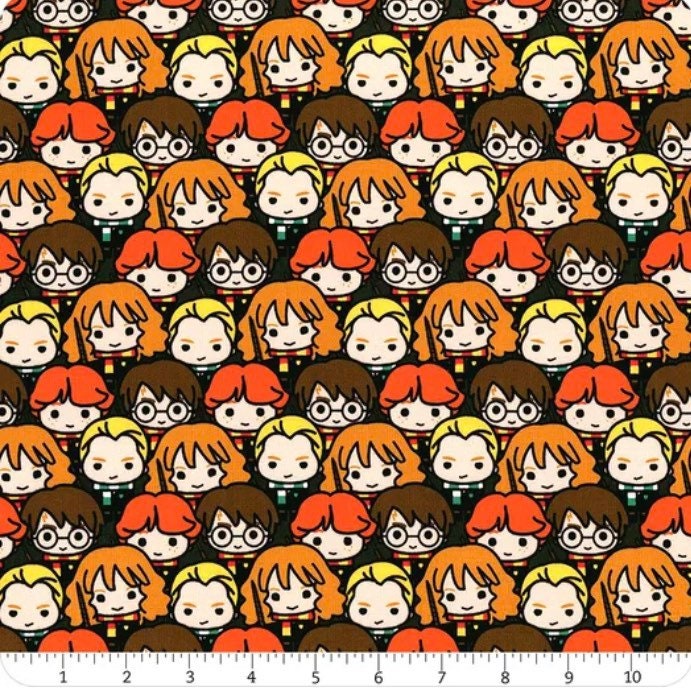 Harry Potter Kawaii cotton fabric- 100% Cotton-