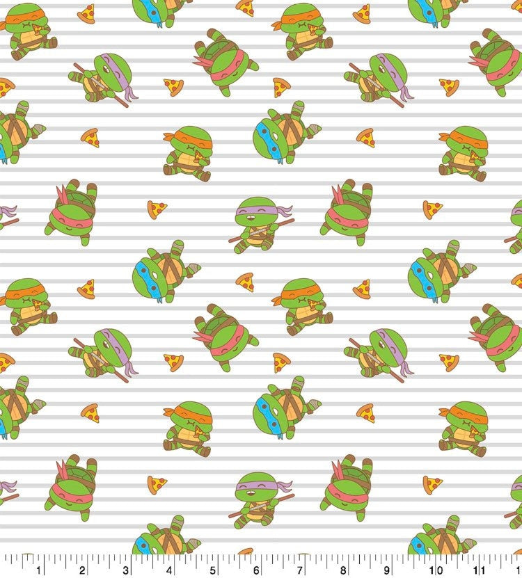 TMNT Fabric- Continuous cuts, Teenage Mutant Ninja Turtles Licensed Fabric lines