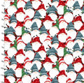 I’ll be Gnome for Christmas - 3 wishes 19551- Gnomes cotton fabric - continuous cuts