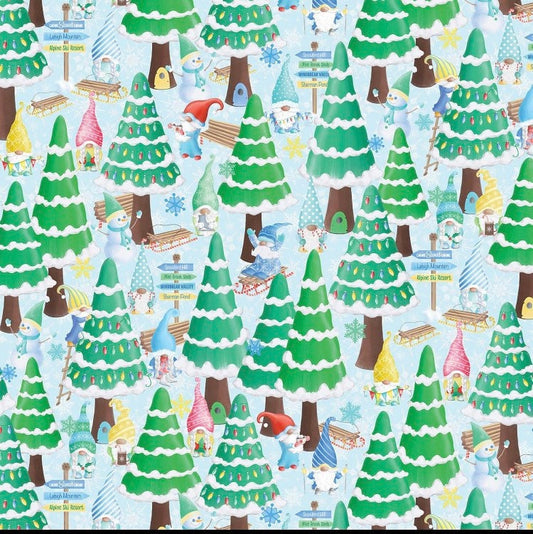 Gnome Wonderland cotton fabric 100% Cotton - Fabric - cut to size