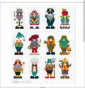 Gnome Town Hero’s Fabric Panel- 36”x44”- makes 12 dolls