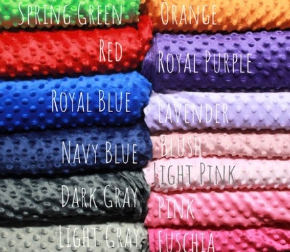 Minky fabric