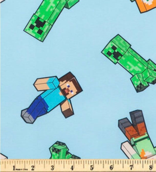 Minecraft fabric - 100% Cotton - Licensed Fabric