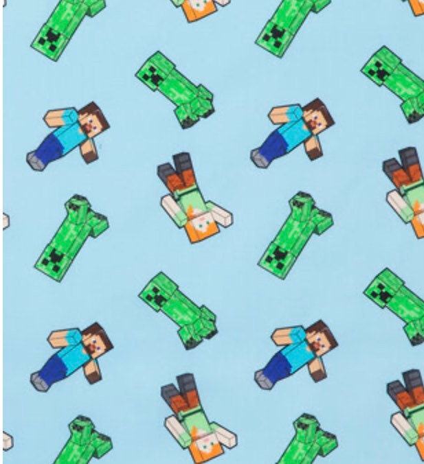 Minecraft fabric - 100% Cotton - Licensed Fabric