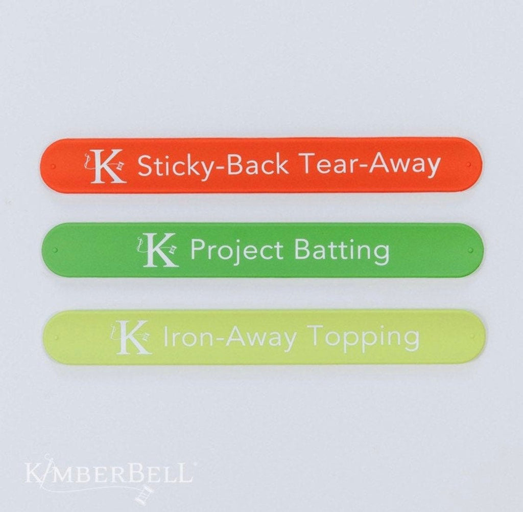 KIDST142 Add on Slap Bamds- Kimberbell -Stabilizer Slap Bands Designers: Kim Christopherson, KimberBell 3 count