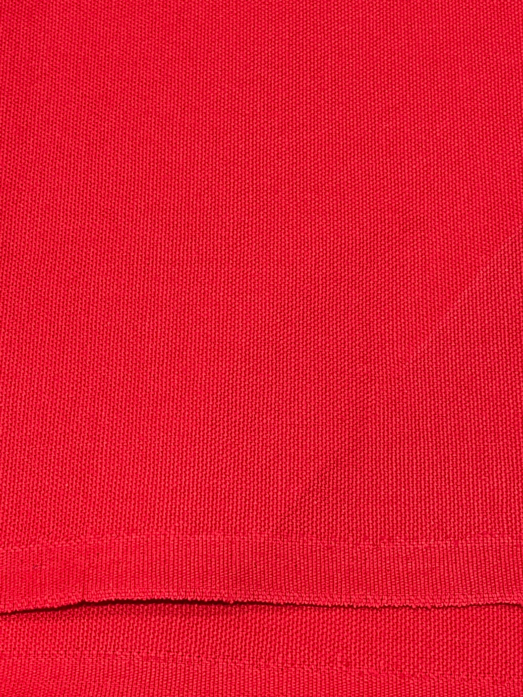 Red Cotton Duck Canvas Material - Fabric