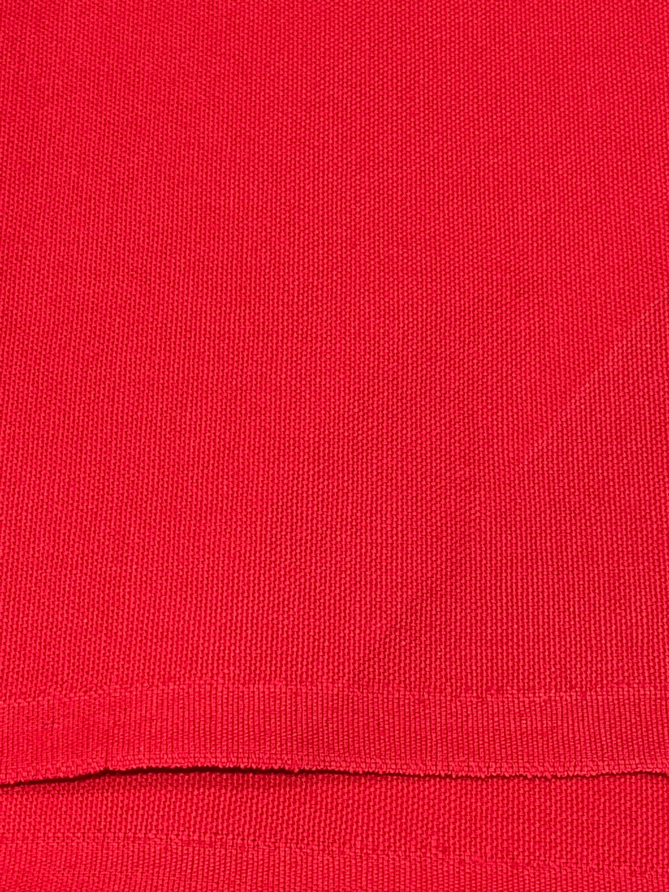 Red Cotton Duck Canvas Material - Fabric