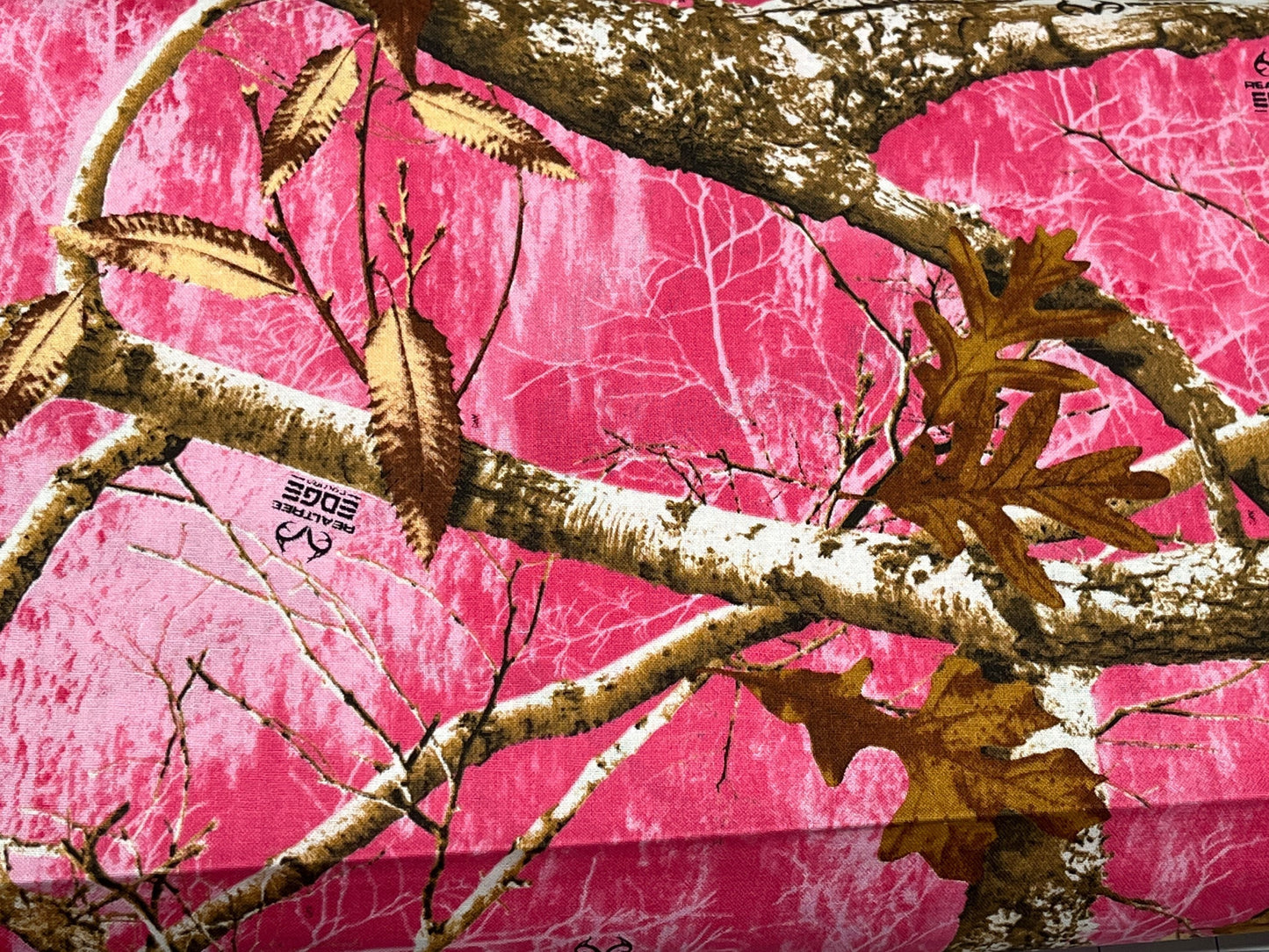 Pink Real Tree Fabric fast shipping Licensed Fabric