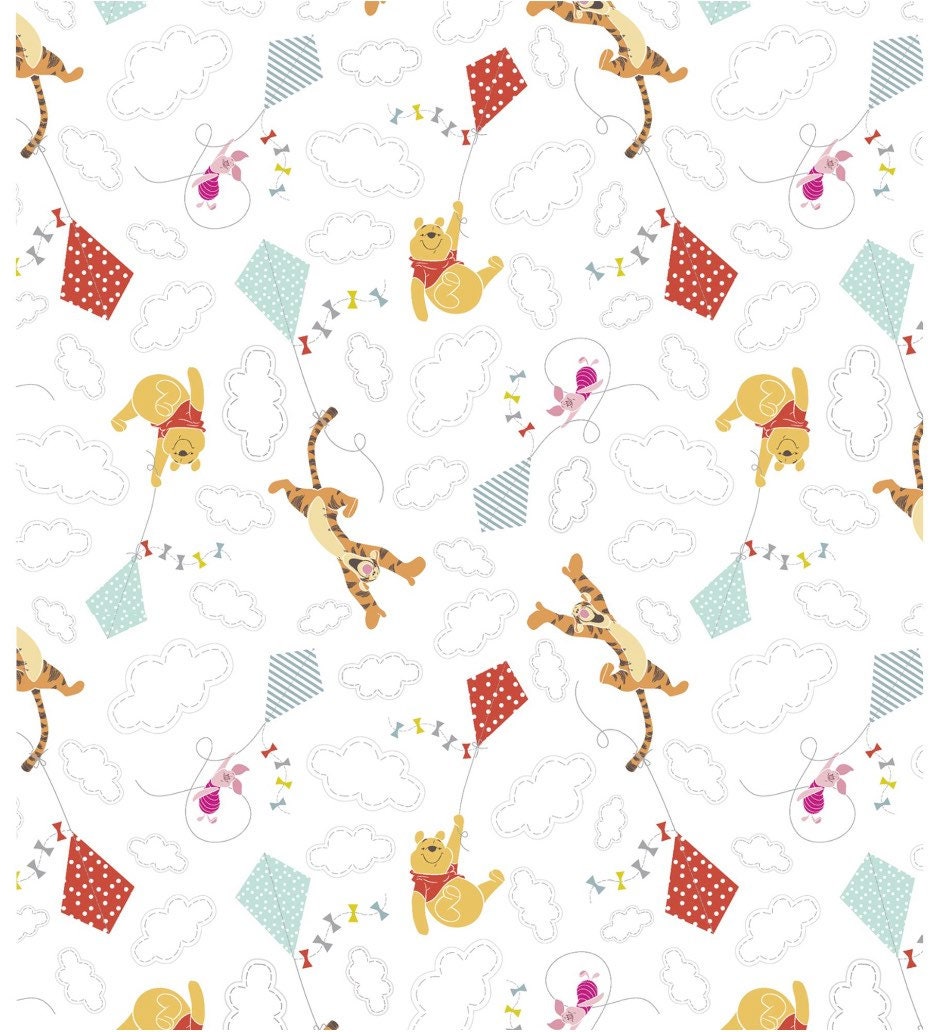 Winnie the Pooh Cotton fabric 100% Cotton - Licensed Fabric