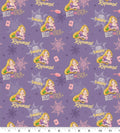 Princess Rapunzel Tangled Best Disney cotton fabric 100% Cotton - continuous cuts Licensed Fabric
