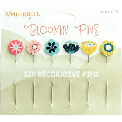 Kimberbell Bloomin' Pins - Six decorative Pins - KDKB1273 - KIDKB1273