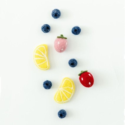 Lemons & Berries Wool Felt Embellishments -  Designers: Kim Christopherson, Kimberbell KIDKDKB1276