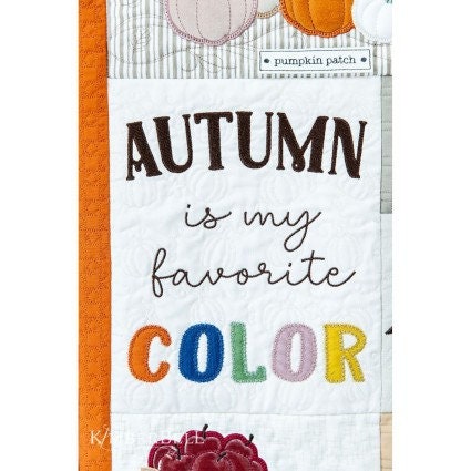 Falling for Autumn Booklet and Embroidery CD- Designer: Kim Christopherson, Kimberbell -Machine Embroidery CD KID814