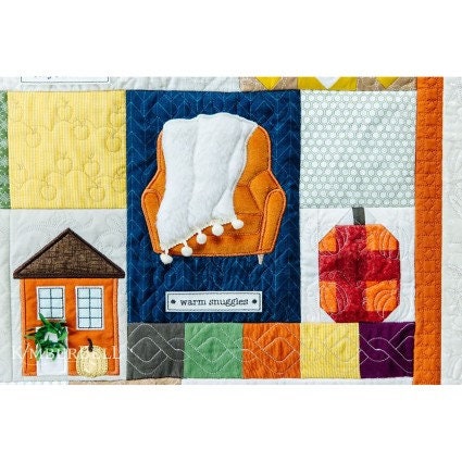 Falling for Autumn Booklet and Embroidery CD- Designer: Kim Christopherson, Kimberbell -Machine Embroidery CD KID814