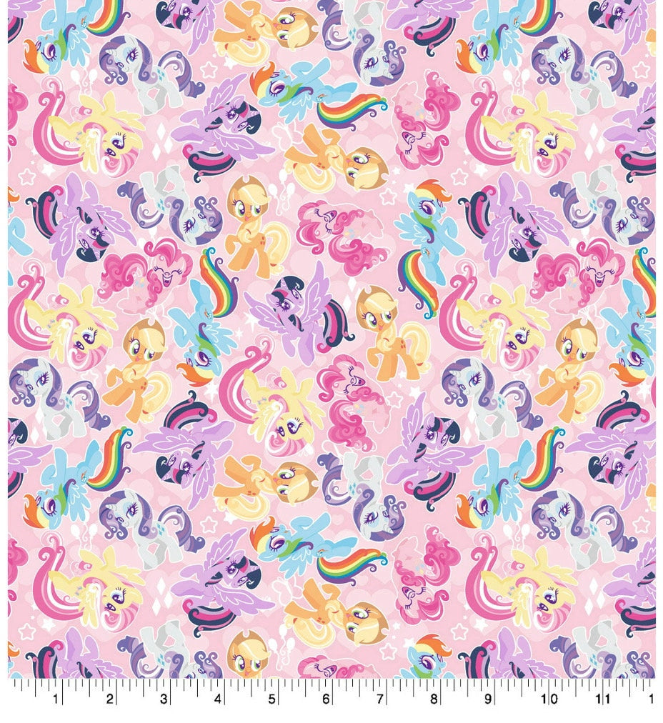 My Little Pony Cotton Fabric - 100% Cotton -