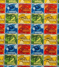 Harry Potter Stained Glass fabric- 100% Cotton - Continuous Cuts Licensed Fabric