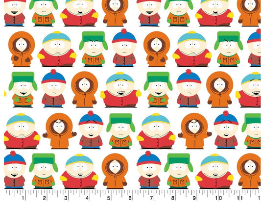 South Park Fabric Cotton Fabric 100% Cotton - Licensed Fabric