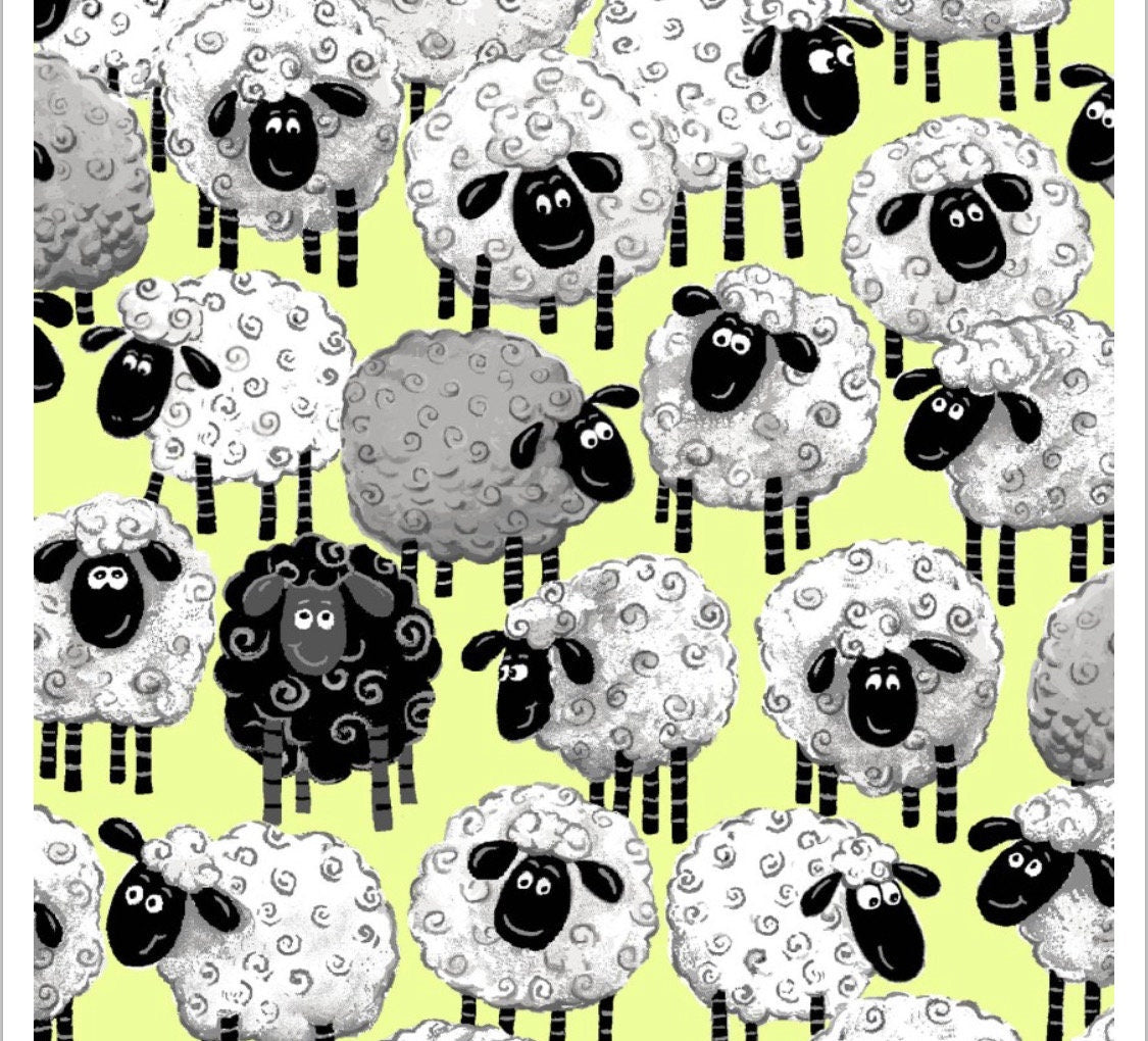 Lewe the Ewe Susybee Fabrics- 100% Cotton - Packed