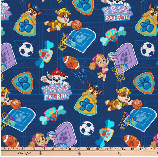 Paw Patrol Fat Quarter fabric  - 100% Cotton - Licensed Fabric