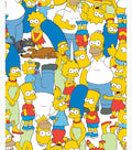 The Simpson’s Packed Cotton Fabric- 100% Cotton - continuous cuts-