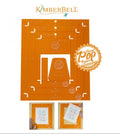 KDTL102 Orange Pop Rulers- Kimberbell Rectangle rulers