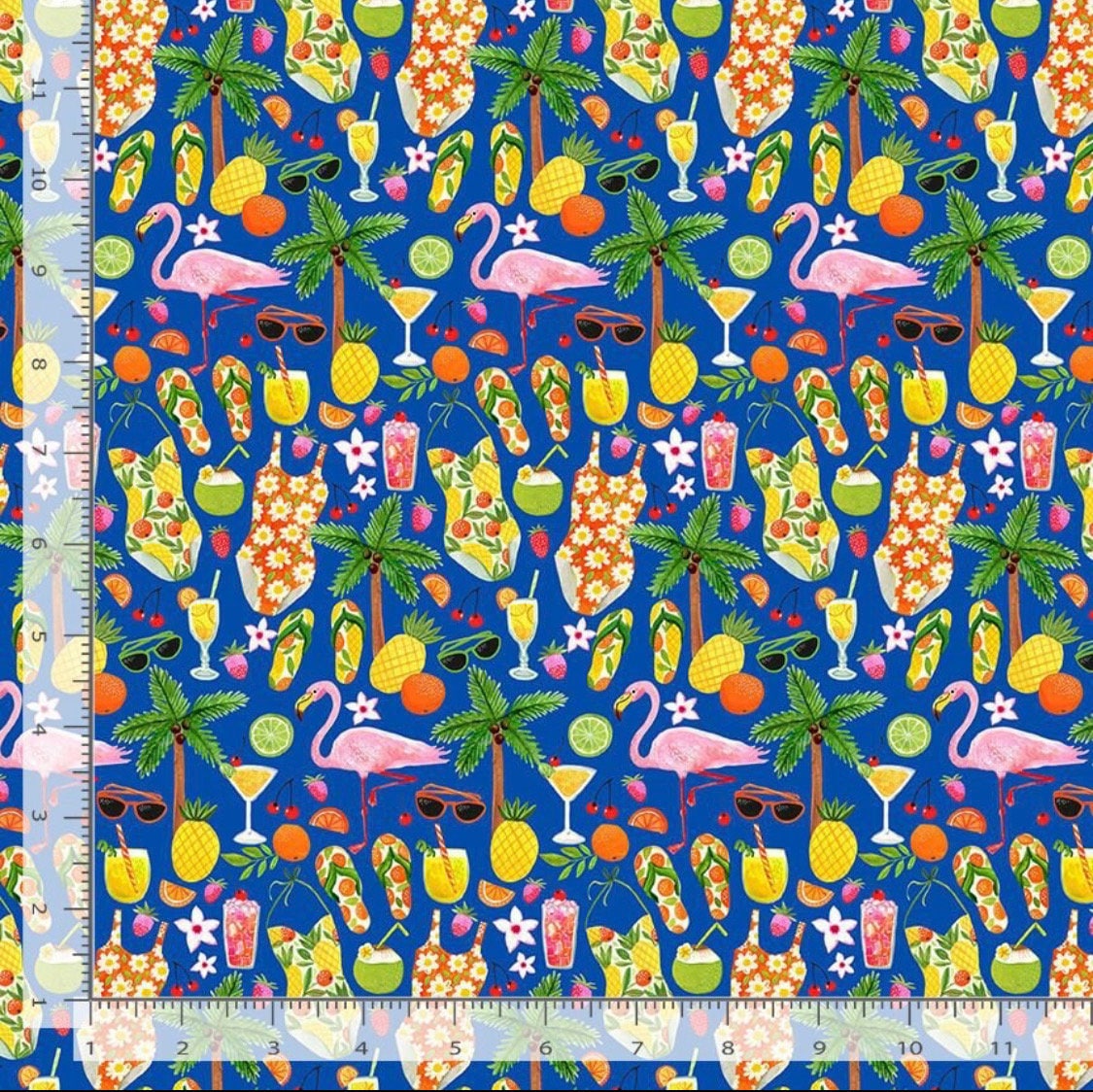 Dear Stella Marina Summertime Cotton Fabric- 100% Cotton - Fabric