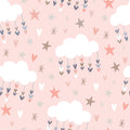 Dreamcatcher Cloud Fabric - 100% Cotton - 75874 A620715 Springs Creative Fabrics