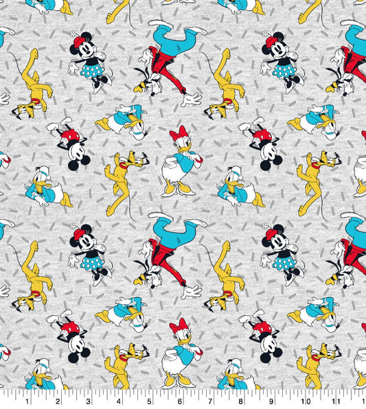 Disney Mickey Mouse Sprinkle Cotton Fabric -100% Cotton - Licensed Fabric