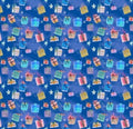 Christmas Peace Christmas Presents Cotton Fabric - cut to size PSF120-21397