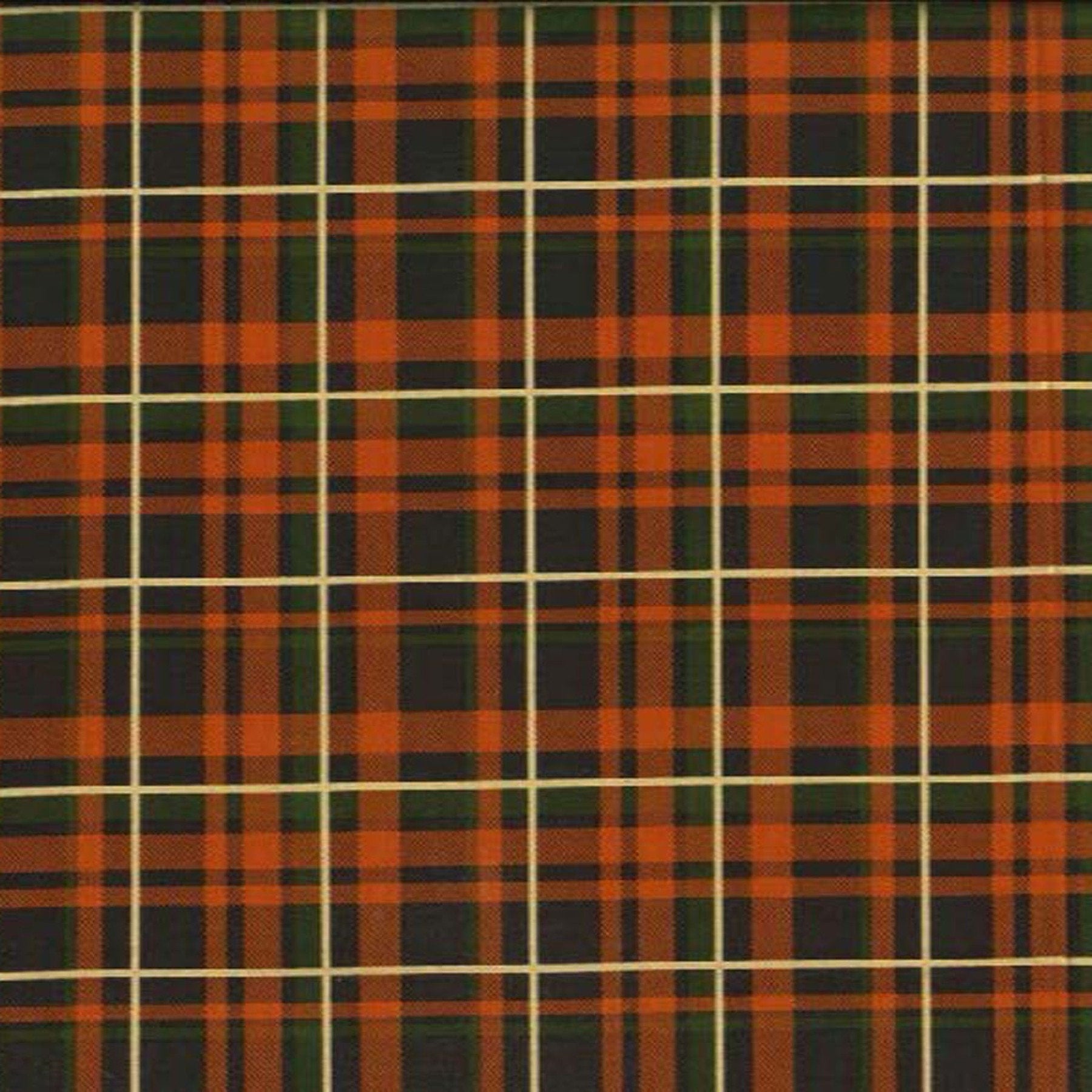 Fabric Traditions Glitter Plaid Cotton Fabric 100% Cotton - Autumn
