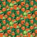 Packed St. Patricks Day Gnomes - Gnome cotton fabric- St Patrick’s day- Timeless Treasures - GAIL-C8332 - Continuous Cuts