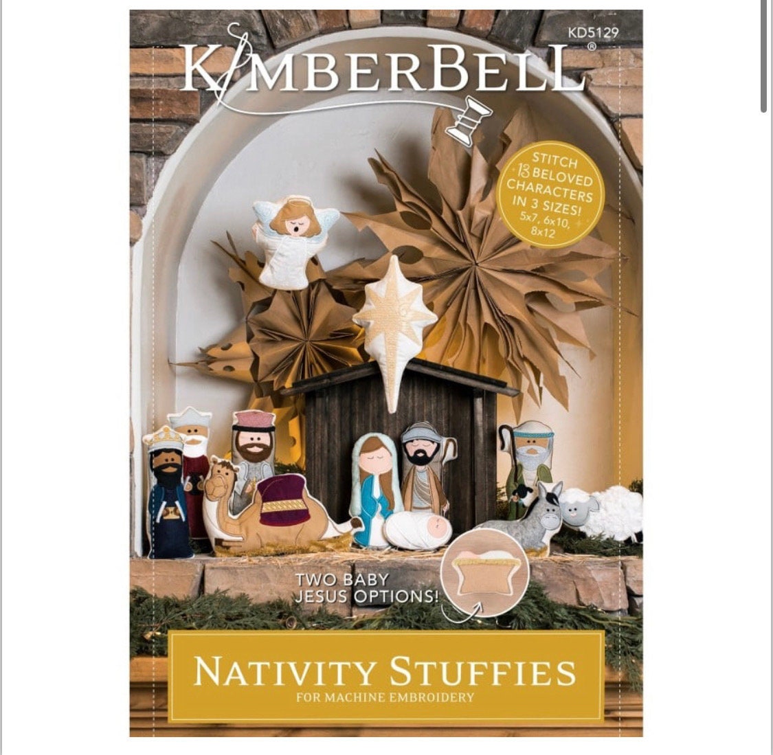KID5129 Kimberbell Nativity Stuffies Embroidery CD  Designers: Kim Christopherson, KimberBellEmbroidery CD