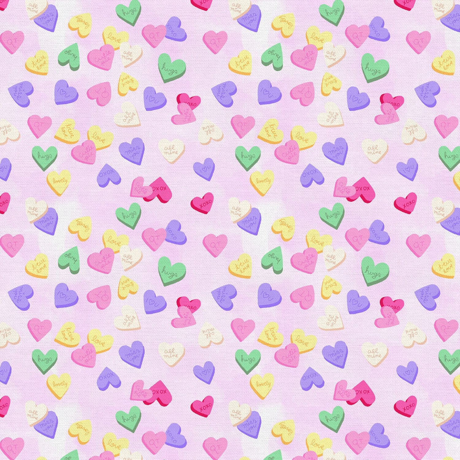 PS-Lovely Letters 120-4237 Pink - Scattered Conversations 100% Cotton continuous cuts -Paintbrush Studios -
