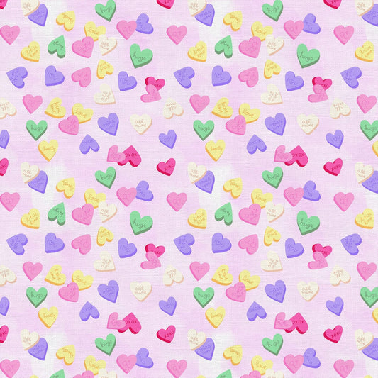 PS-Lovely Letters 120-4237 Pink - Scattered Conversations  100% Cotton continuous cuts -Paintbrush Studios -