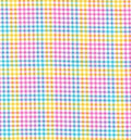 Easter cotton Gingham Check - Hoppy Easter fabric- 100% Cotton- Continuous Cuts