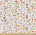 Easter Bunny Wreaths 100% Cotton- Continuous Cuts