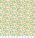 Fabric Traditions Easter Bunny Patty Reed fabric 100% Cotton Continuous Cuts