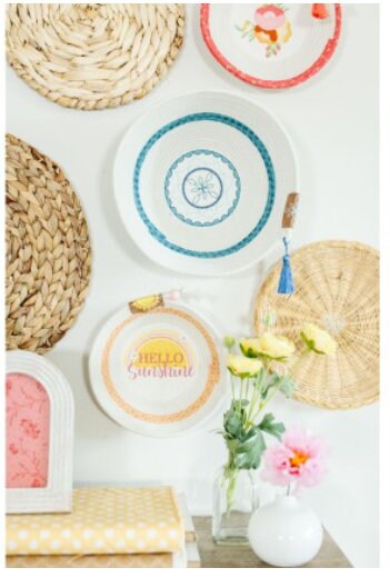 Happy Place Embroidery Projects Embellishment Kit - Kimberbell Designers: Kim Christopherson, Kimberbell KIDKB1292