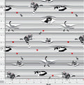 Peekaboo Shade Cats Cotton Fabric - 100% Cotton- Continuous CutsTimeless Treasures CAT CD3020