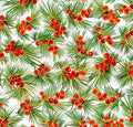 White Holly Christmas cotton fabric- continuous cuts-Oasis Fabrics - cotton fabric- fast shipping! NOEL (2024) 59 7181 WHITE HOLLY