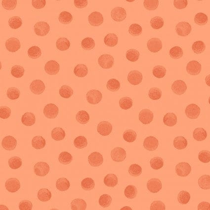 SusyBee Tonal Dot SB Orange Dots Cotton Fabric - 100% Cotton  - Fat Quarters  and continuous cuts- WSBSB20157-420 Blender