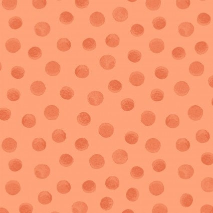 SusyBee Tonal Dot SB Orange Dots Cotton Fabric - 100% Cotton - Fat Quarters and continuous cuts- WSBSB20157-420 Blender