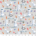 Olaf - Frozen fabric 100% Cotton -Licensed Fabric