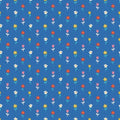 Small Floral Toss Cotton Fabric - 100% Cotton - Continuous cuts - Bee Mine Paintbrush Studio Fabrics