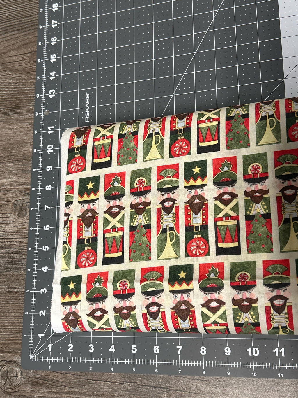 Susan Winget Nutcracker Stripes Christmas Cotton - Nutcrackers- 100% cotton fabric-SPR77506-G550715