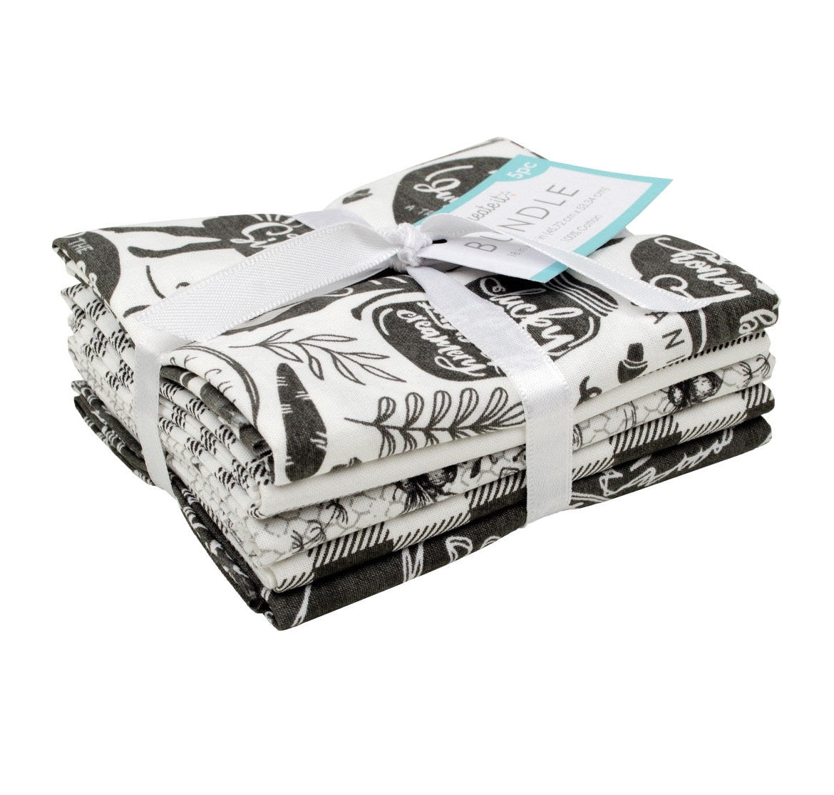 Modern Farmhouse Stax fat quarter bundle- Fabric - x5 Fat Quarters- Fabric Editions