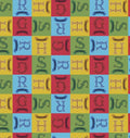 Harry Potter Multi House Check fabric 100% Cotton - Continuous Cuts 23800807 01 Licensed Fabric