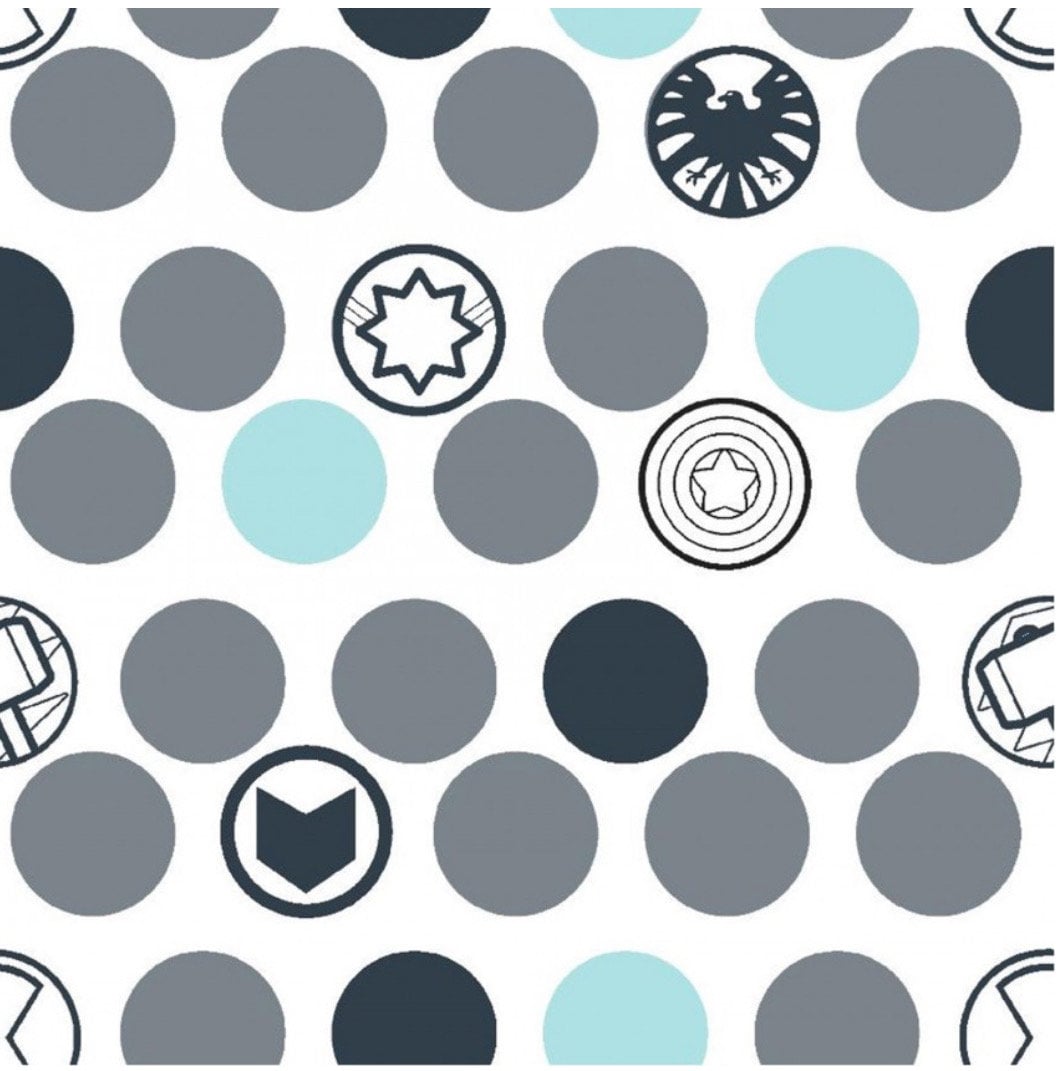 Avengers - Cotton Fabric- 100% Cotton Fabric- Continuous cuts by the 1/2 yard increment