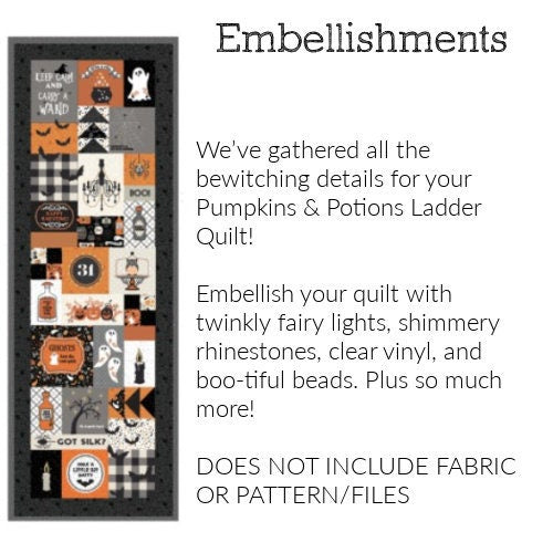 Kimberbell Pumpkins & Potions, Fabric Kit, Pattern/CD/Embellishments Designers: Kim Christopherson, KimberBell